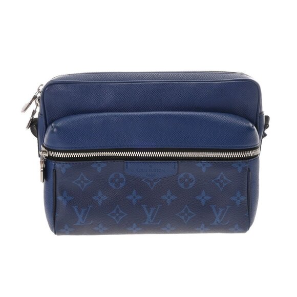 LOUIS VUITTON Taiga Rama Outdoor messenger PM Cobalt M30242 800000136808000 - Picture 1 of 9